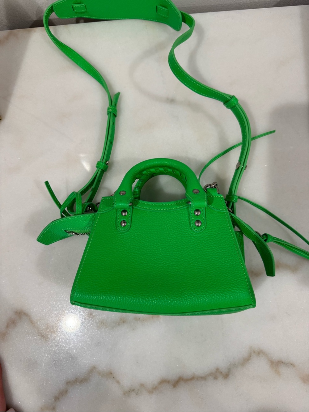 Balenciaga Neon Green Neo City Bag - Picture 3 of 7
